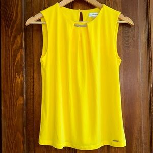 Calvin Klein Yellow Blouse